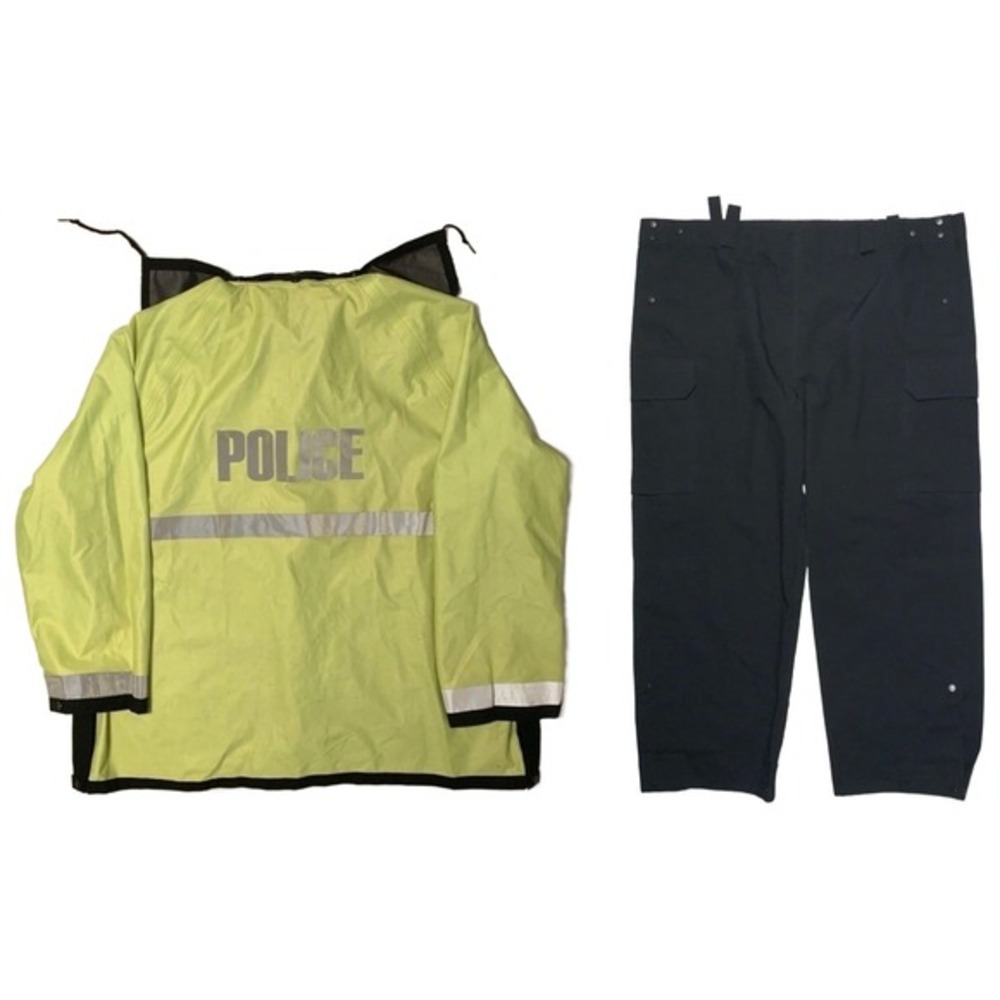 Blauer Gore-Tex Police Reflective Rain Pants 2XL & Jacket 2XL 52-54 Professional